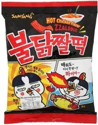 Produktbild von Samyang Zzaldduk Hot Chicken Snack 120g