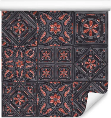 Zdjęcie produktu dla Tapeta Dekoracja Ścienna z modnym efektem 3D do jadalni Ozdoba Abstrakcyjna