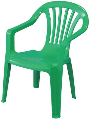 Obrázek produktu pro Dětská zahradní židle / Dětská židle plastová zelená