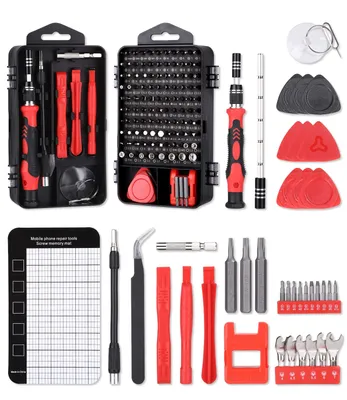 Produktbild von Mini-Präzisions-Mechanik-Schraubendreher-Set 141 in 1 magnetisches Reparatur-Werkzeug-Set, Handy, Computer, Uhr, tragbares Schraubendreher-Set
