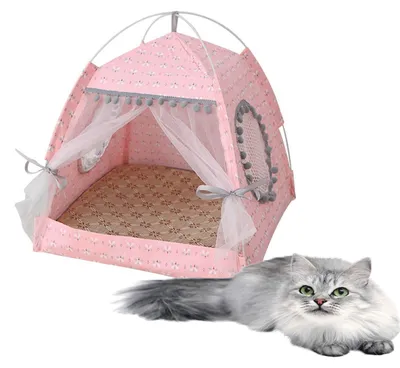 Produktbild von Katz- und Hundebett – Atmungsaktiv mit abnehmbarem Bezug