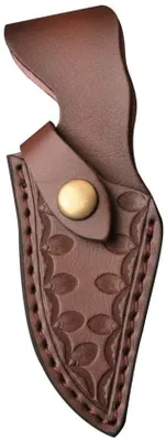 Productafbeelding van Messenetui Lederen - 6,3 Inch - Riemgesp - Retro Design - Antiek Kleur - Reliëfproces - Messenhoes