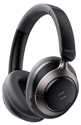 Zdjęcie produktu dla Słuchawki H683BT z aktywną redukcją szumów, wysokiej jakości dźwięku, bezprzewodowe (Bluetooth), nausznne, z 4 mikrofonami ENC, zapewniające 80 godzin pracy na jednym ładowaniu. Słuchawki zapewniające głęboki bas