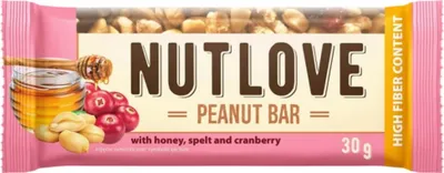 Image de AllNutrition | NutLove Peanut Bar Cranberries