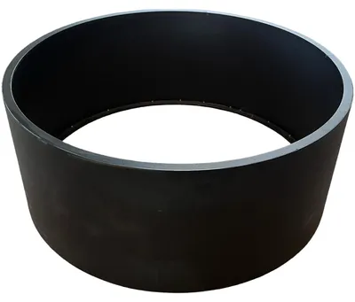 Produktbild von XXL Pflanzkübel Blumenkübel Hochbeet Stahl Pflanztopf Grau Ø 85cm x 35cm #3101