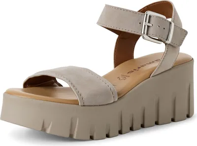 Produktbild von Tamaris Sandalen Plat Sandalen Plat - Taupe - Maat 38