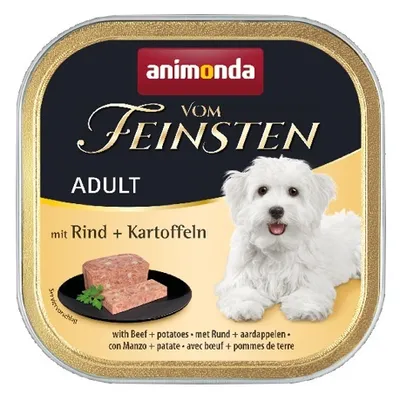 Zdjęcie produktu dla Animonda vom Feinsten Dog Adult Wołowina i Ziemniaki 150g