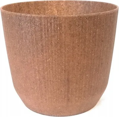Produktbild von Runder brauner Blumentopf aus Kunststoff 19,5 cm Ryfo