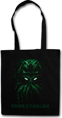 Produktbild von Urban Backwoods Fear Cthulhu, Stofftasche, Farbe: Schwarz