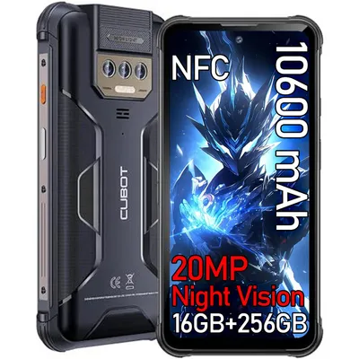 Produktbild von CUBOT KingKong Power Outdoor Handy 16GB+256GB/1TB,10600mAh(33 W), 6,5" FHD+, 48MP+20MP Nachtsichtkamera, Android 13 Smartphone mit Taschenlampe,NFC