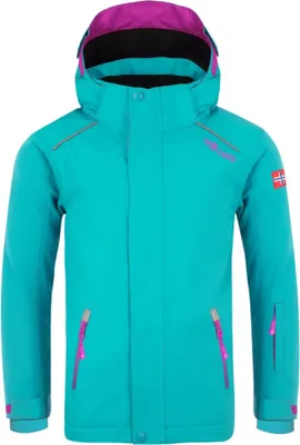 Produktbild von Trollkids Jungen Wasserdichte Jacke Türkis 913-125 Grösse 176