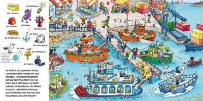 Obrázek produktu pro Hör mal (Soundbuch): Wimmelbuch: Am Wasser