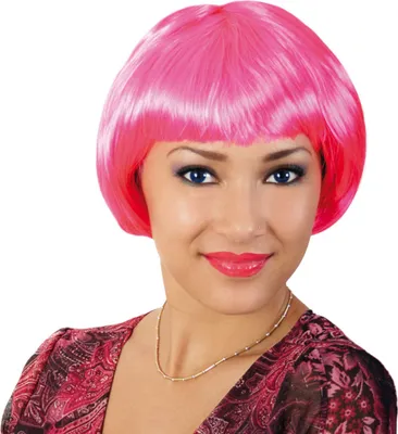 Produktbild von Perücke Cats Pink für Erwachsene Halloween Karneval Fasching Party