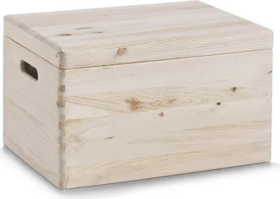 Produktbild von Aufbewahrungsbehälter, Holzkiste, 3 Stück, ZELLER