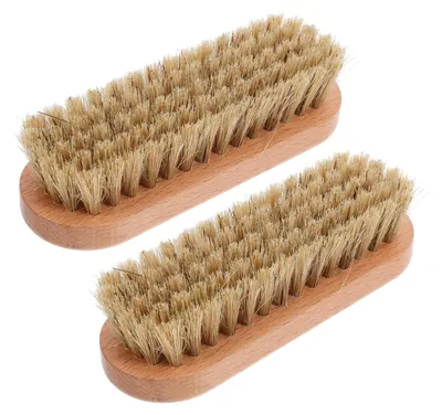Produktbild von Set mit 2 Reinigungsbürsten für Schuhe und Gemüse
