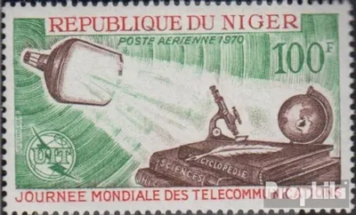 Produktbild von Briefmarken Niger 1970 Mi 252 (kompl.Ausg.) postfrisch Weltfernmeldetag