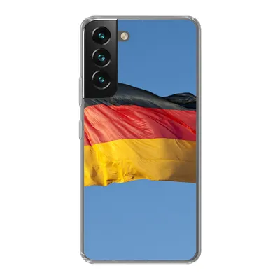 Produktbild von MuchoWow® Handyhülle Schutzhülle Hülle für Samsung Galaxy S22 Foto der deutschen Flagge Silikon Softcase Handy Hülle - Mobiltelefonhülle