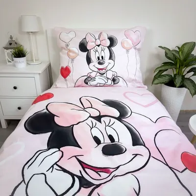 Obrázek produktu pro Jerry Fabrics Bavlněné povlečení 140x200 Minnie Balloon 02 povlak na polštář 70x90