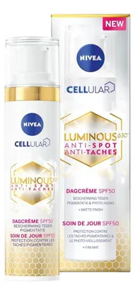 Produktbild von Nivea Cellular luminous anti-pigment fluid cream SPF50 40ML