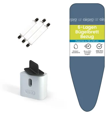 Produktbild von XXL-Streichbrettbezug für Streichbretter mit einer Länge von 130-140 cm und einer Breite von 44-50 cm