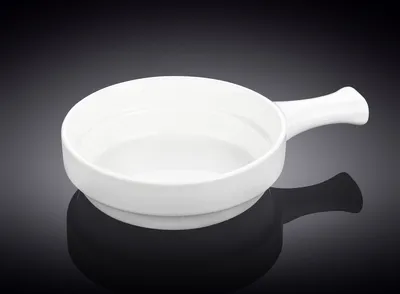 Immagine prodotto di Wilmax, pirofila con manico, 450 ml, porcellana bianca, WL-997013/A