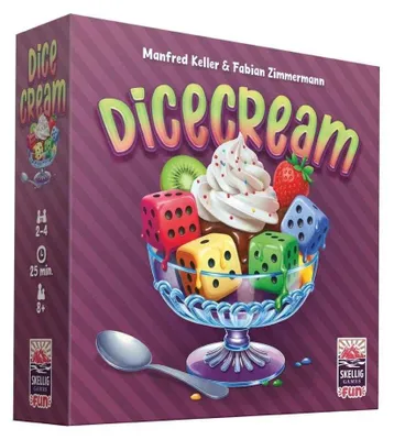 Produktbild von Dicecream – Würfelspiel mit Eiskombination und Strategie