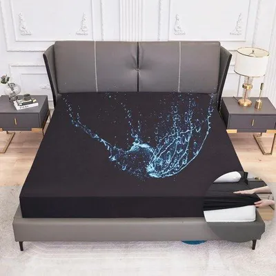 Produktbild von Wasserdichte Matratzenschoner, 90x200 cm - Atmungsaktiv und waschbar