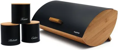Produktbild von BAKER + 3 BAMBUS-STALK BINS KonigHOFFER COSMIC TD-8301 - SCHWARZ