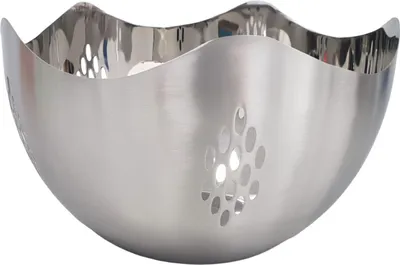 Produktbild von Obstschale Edelstahl Schale D= 23 cm silberfarben stabil Haushalt Gastrobedarf Schulz 211200