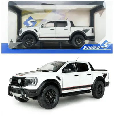 Obrázok produktu pre Solido 421186633 - Model auta Ford Ranger Raptor 2024 v mierke 1:18, farba: biela -