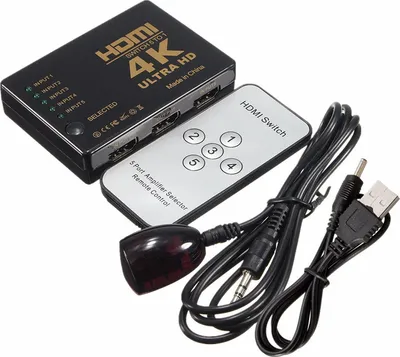 Produktbild von INF HDMI Switch 5x1 mit Fernbedienung