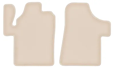 Produktbild von Velours-Fußmatten für Mercedes Viano W639 2003-2014 (Transporter) – 4-tlg, Beige, passgenau – Wielganizator FORTUNA