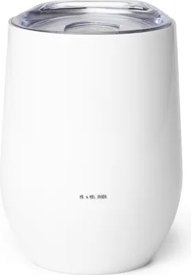 Produktbild von Mr. & Mrs. Panda Thermo Becher Individuell - Weiß - Geschenk, Edelstahlbecher, glühwein tasse, Thermobecher, thermosbecher, kaffee
