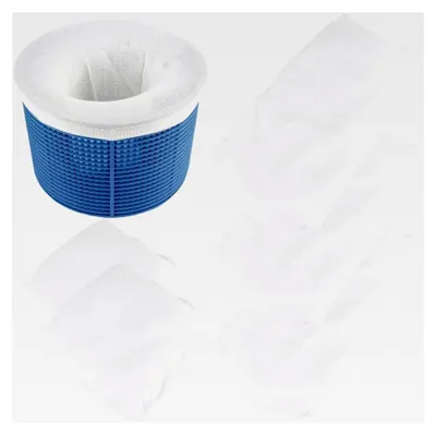 Produktbild von 5 Stück Pool Skimmer Socken aus feinem Netz mit elastischem Gummiband, wiederverwendbar für Skimmerkorb, Pool Filternetz zur Reinigung und zum Schutz des Schwimmbads