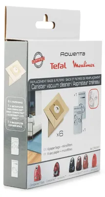 Produktbild von Rowenta ZR003901 Beutel- und Filterset, für City Space Staubsauger