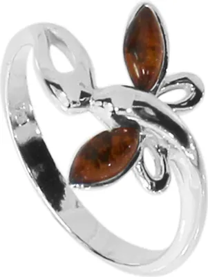 Produktbild von Ostsee-Schmuck Schmetterling Ring Silber 925/000
