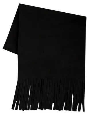 Productafbeelding van Trigema sjaal voor meisjes, fleece, maat: one size (fabrikantmaat: 0), zwart (zwart)