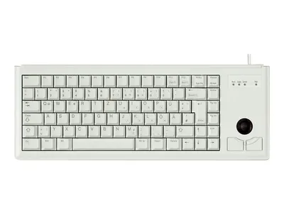 Zdjęcie produktu dla CHERRY G84-4400, Pełnowymiarowy (100%), Przewodowa, PS/2, AZERTY, Szary
