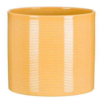 Produktbild von Scheurich Flower Pot 828, Topfpflanzer, Freistehend, Keramik, Gelb, Rund, Drinnen