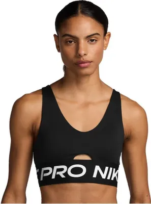 Obrázek produktu pro Nike Pro Indy Plunge Sport-bh Medium Support Black S Woman Black S