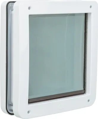 Produktbild von TRIXIE 2-Wege Freilauftür M–XL  - weiß - 39 × 45 cm