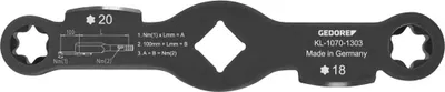 Produktbild von Gedore KL-1070-1303, 235 mm