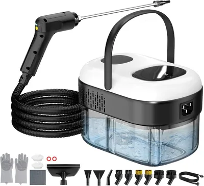 Obrázok produktu pre Prenosný parný čistič – 2500 W – objem nádržky na vodu 1400 ml – 18 príslušenstiev