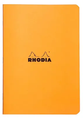 Produktbild von Rhodia 119184C, Einfarbig, Orange, A5, 48 Blätter, 80 g/m², Kariertes Papier