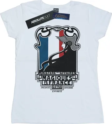 Obrázek produktu pro Fantastická zvířata - dámské tričko "Magiques De La France" BI20029 (XL) (Weiß)