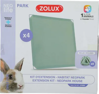 Produktbild von Zolux Neolife Neopark Kaninchen Erweiterungsset Geschlossene Paneele