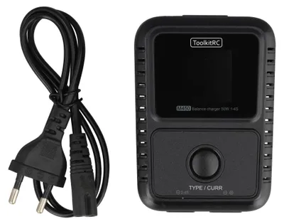 Productafbeelding van ToolkitRC M450 oplader – AC multifunctionele oplader met een vermogen tot 50W