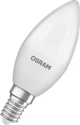 Produktbild von OSRAM LED VALUE CLASSIC B 4.9W 865 gefrostet E14 Lampe 470lm 6500K tageslichtweiss wie 40W 4099854110078