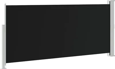Produktbild von vidaXL Ausziehbare Seitenmarkise 140x300 cm Schwarz