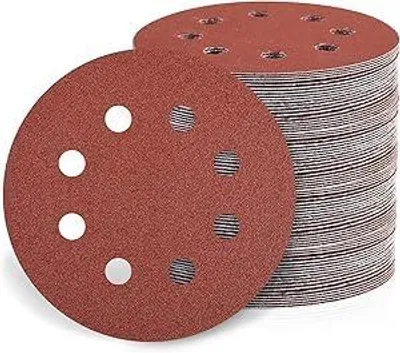 Immagine prodotto di Carta abrasiva da 115 mm, grana 100/150/220/320/400, 30 dischi abrasivi da 115 mm